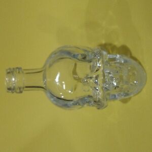 Crystal Skull Clear Glass Bottle 💀💀💀